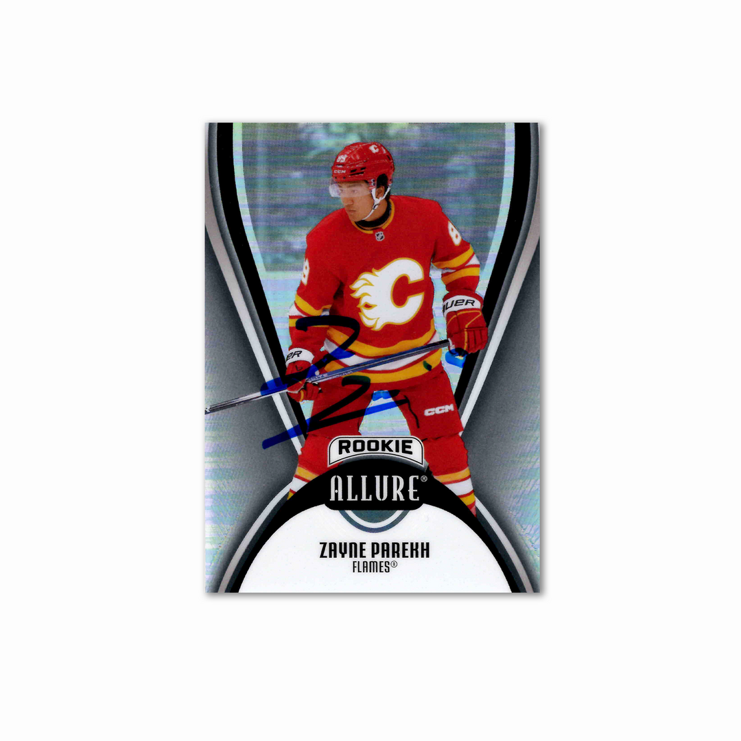 Zayne Parekh Autographed Calgary Flames Allure Rookie 