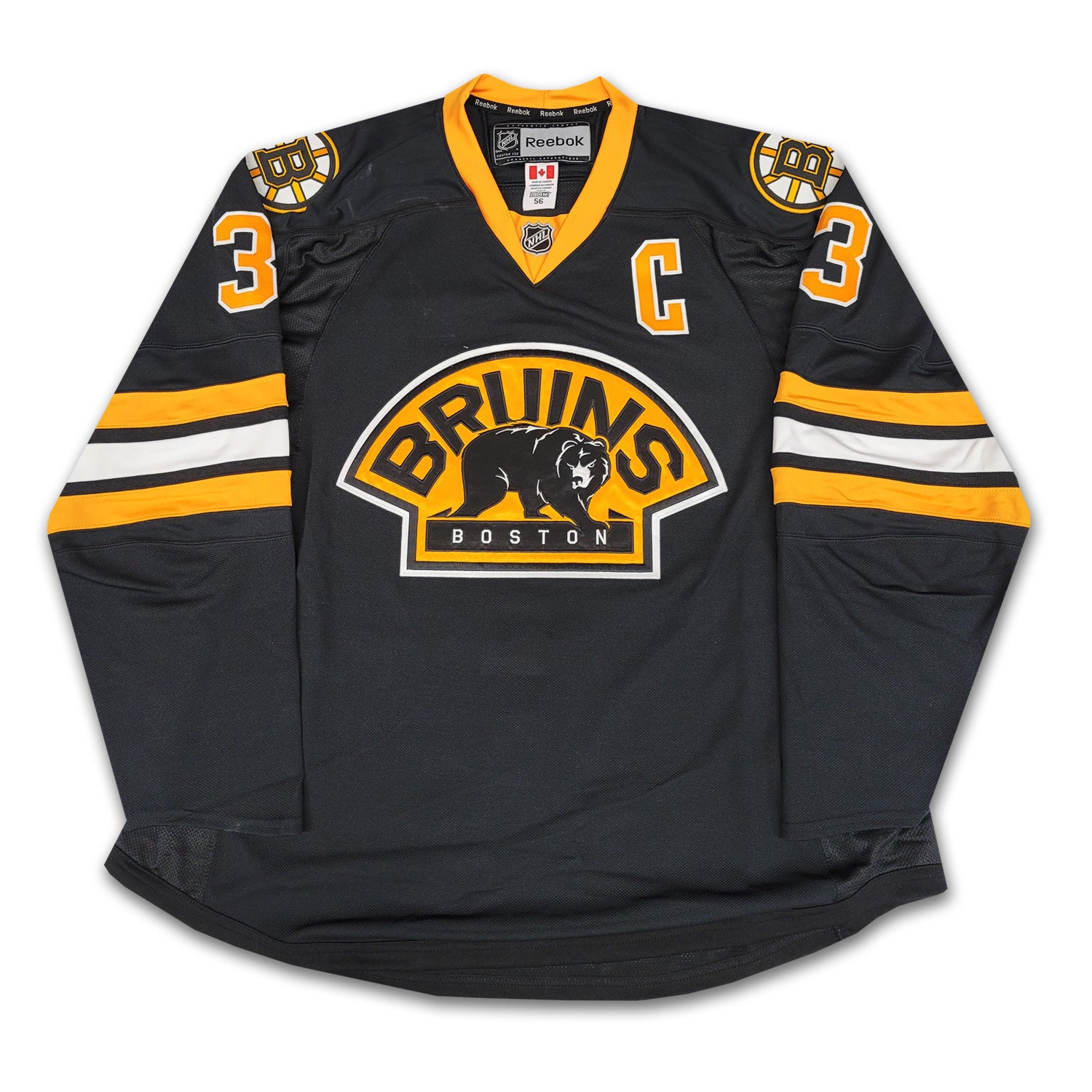 Zdeno Chara Boston Bruins Black Third Reebok Authentic Jersey East Coast Sports Collectibles
