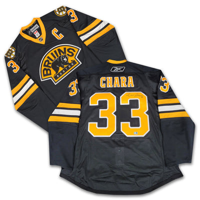 Zdeno Chara Boston Bruins Black Third Reebok Authentic Jersey