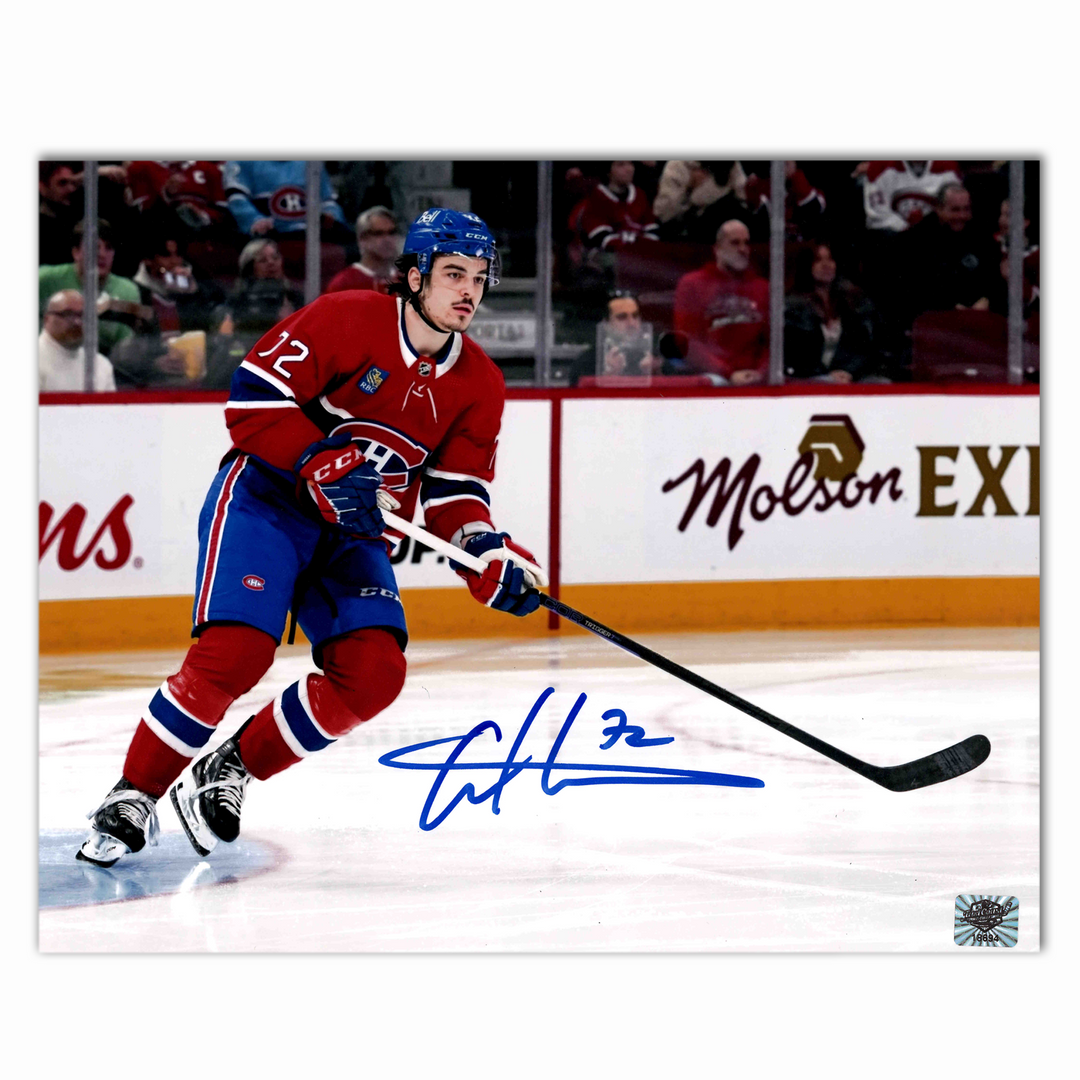 Arber Xhekaj Autographed Montreal Canadiens Home 8x10 Horizontal Photo