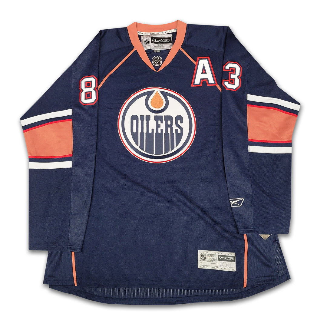 Ales Hemsky Edmonton Oilers Navy Reebok Jersey