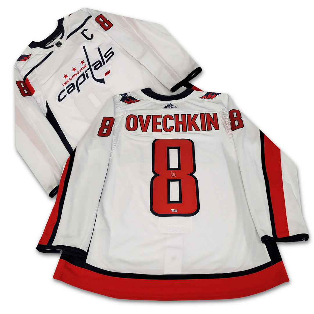 Alexander Ovechkin Washington Capitals White Adidas Jersey