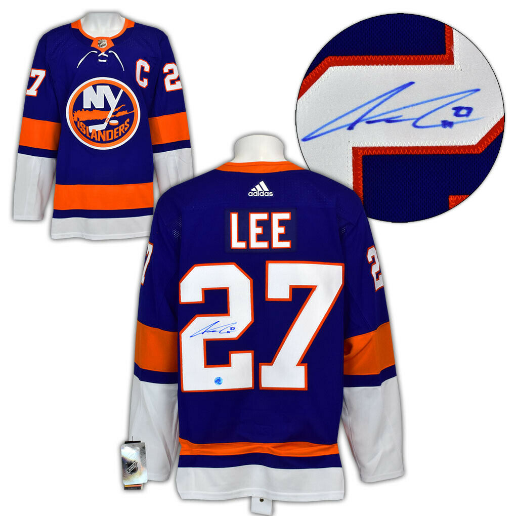 Anders Lee New York Islanders Autographed Blue Adidas Jersey
