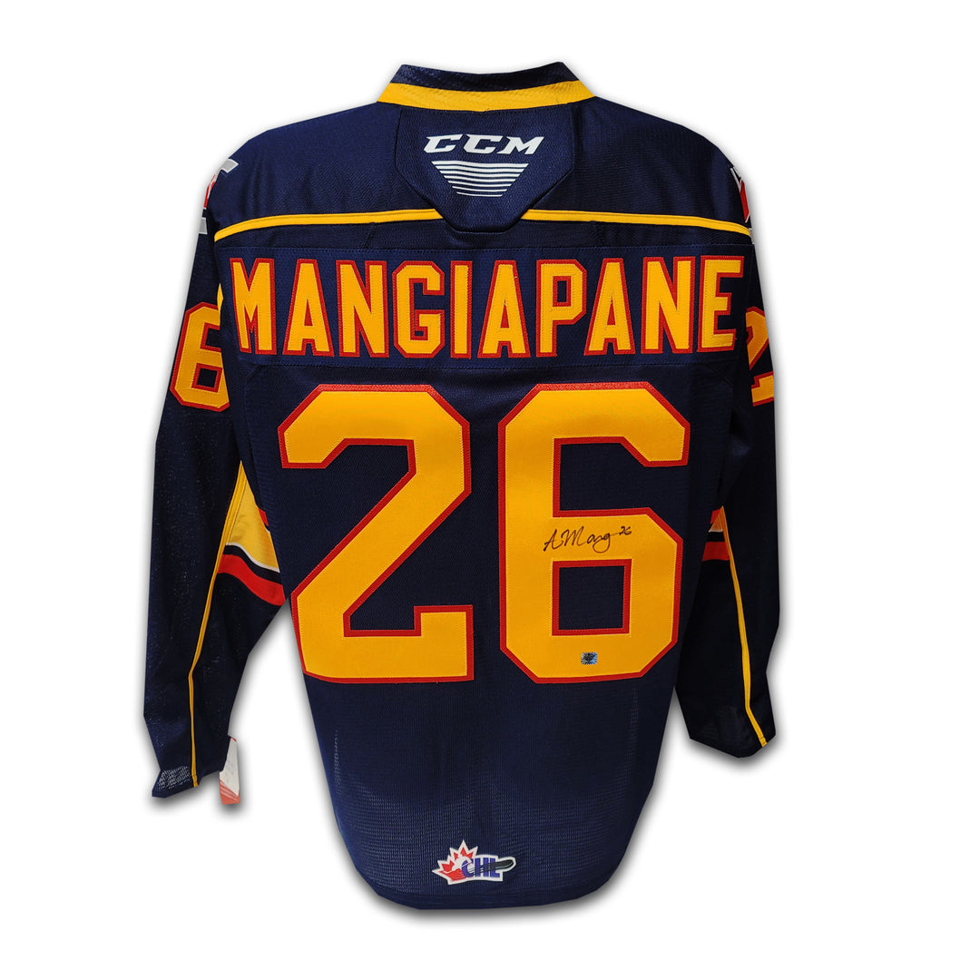 Andrew Mangiapane Barrie Colts Navy CCM Jersey