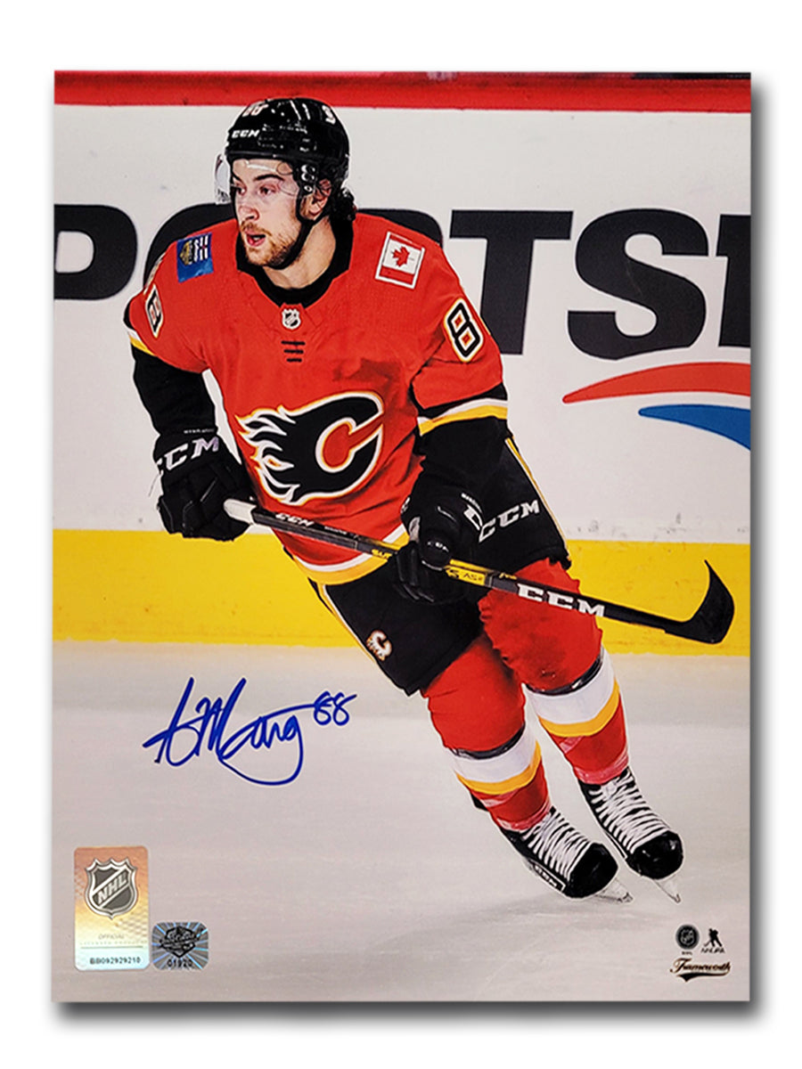 Andrew Mangiapane Calgary Flames Autographed Red Alternate 8x10 Photo