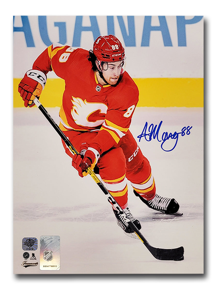 Andrew Mangiapane Calgary Flames Autographed Home 8x10 Photo