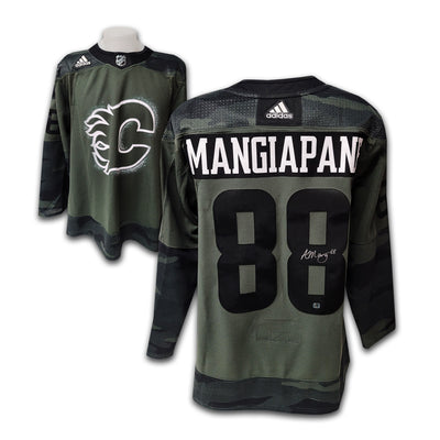 Andrew Mangiapane Calgary Flames Military Appreciation Night Adidas Jersey