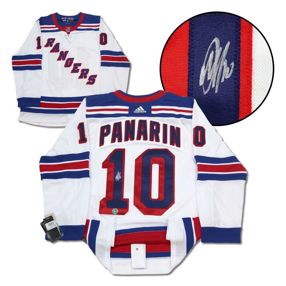 Artemi Panarin New York Rangers Autographed White Adidas Authentic Jersey