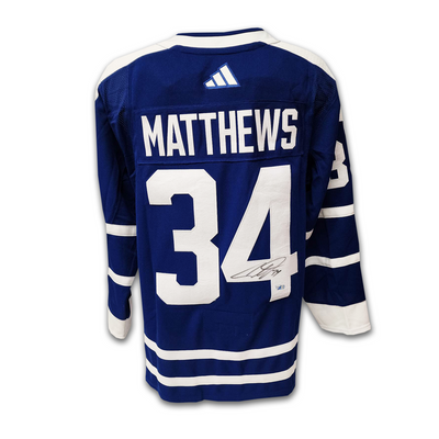 Auston Matthews Toronto Maple Leafs Autographed Reverse Retro 2.0 Adidas Jersey