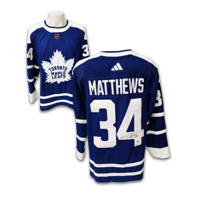 Auston Matthews Toronto Maple Leafs Autographed Reverse Retro 2.0 Adidas Jersey