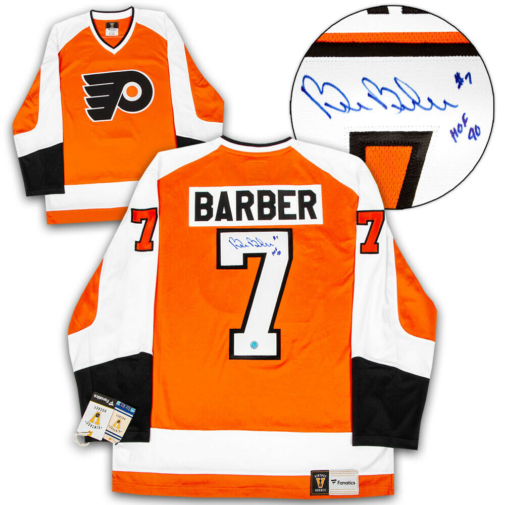 Bill Barber Philadelphia Flyers Autographed Fanatics Jersey
