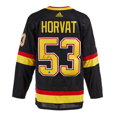 Bo Horvat Vancouver Canucks Signed Black Alt Retro Adidas Jersey