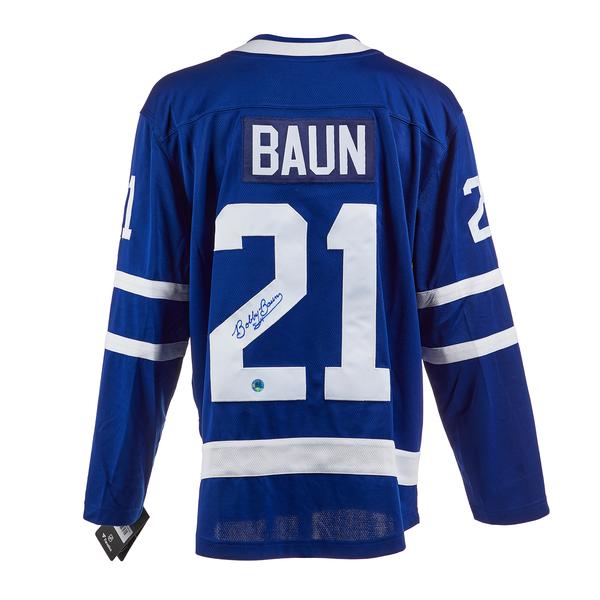 Bobby Baun Toronto Maple Leafs Autographed Fanatics Jersey