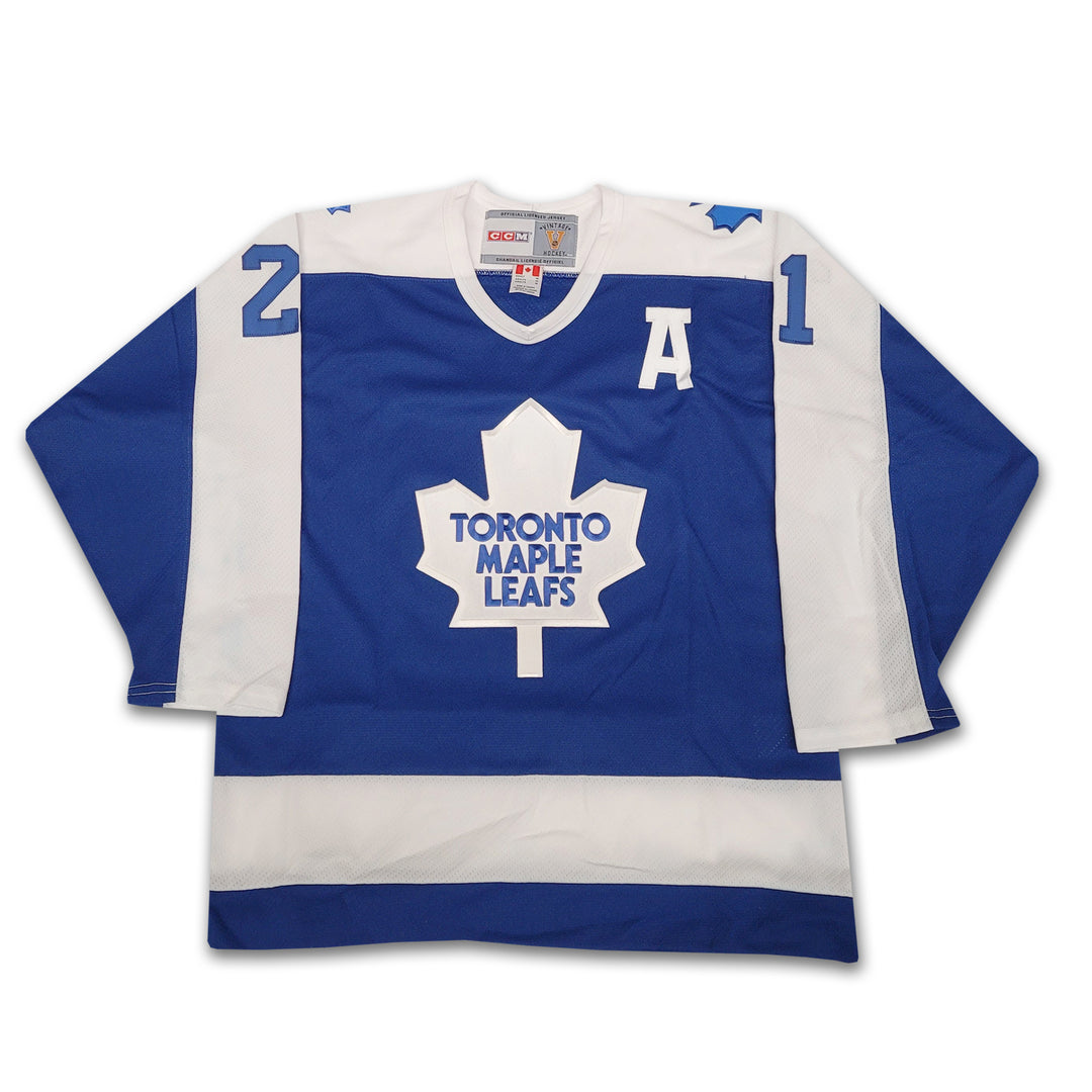 Borje Salming Toronto Maple Leafs Autographed CCM Vintage Hockey Jersey