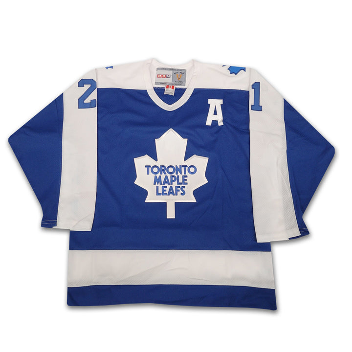 Borje Salming Toronto Maple Leafs Autographed CCM Vintage Hockey Jersey