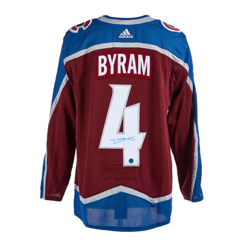 Bowen Byram Colorado Avalanche Autographed Adidas Jersey