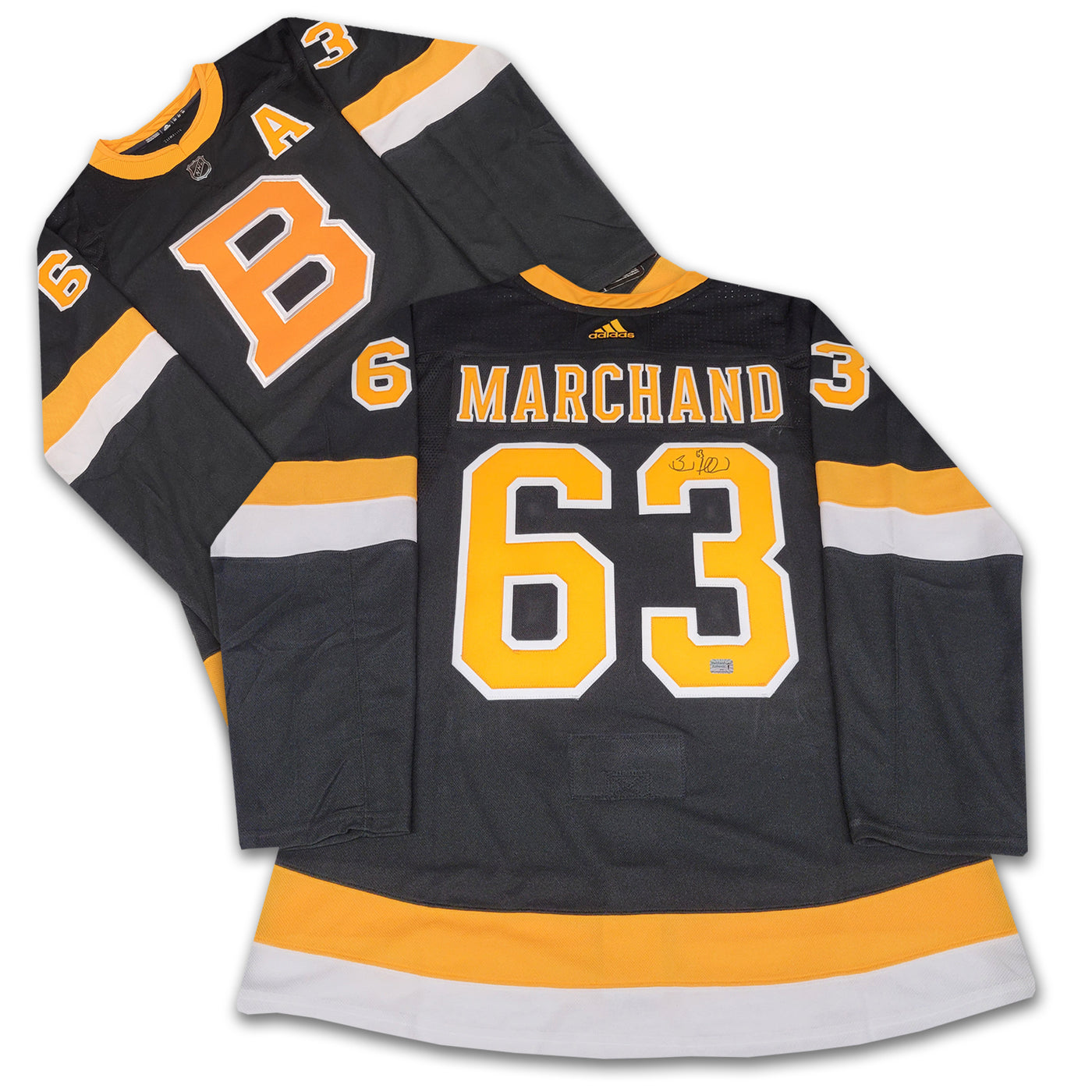 Brad Marchand Boston Bruins 2019-Present Black Third Adidas Jersey