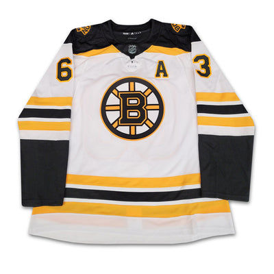 Brad Marchand Boston Bruins Autographed White Adidias Jersey
