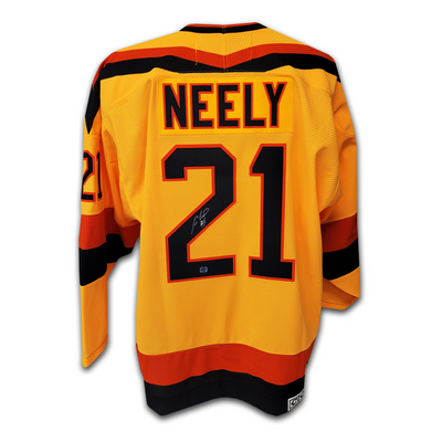 Cam Neely Vancouver Canucks Yellow Flying Skate Jersey