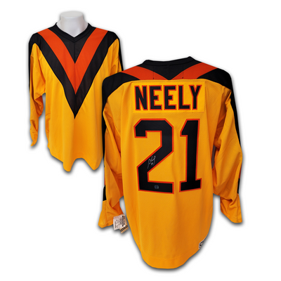 Cam Neely Vancouver Canucks Yellow V Jersey