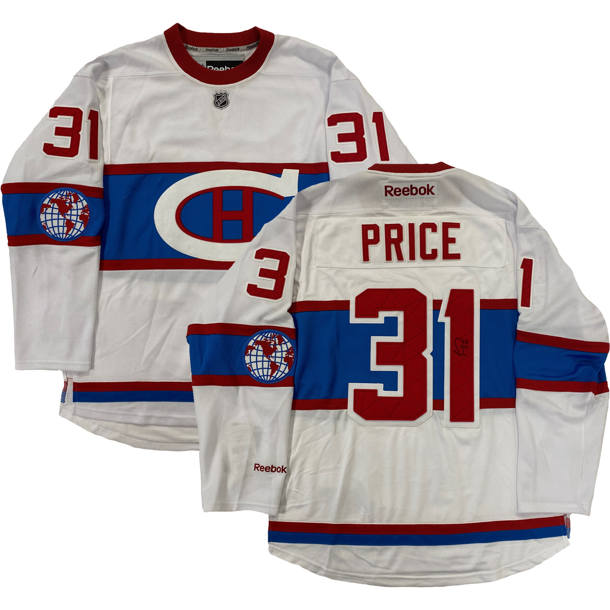 Carey Price Montreal Canadiens 2016 Winter Classic White Reebok Jersey