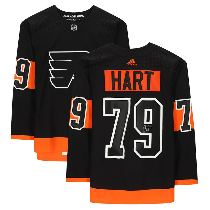 Carter Hart Philadelphia Flyers Black Third Adidas Jersey