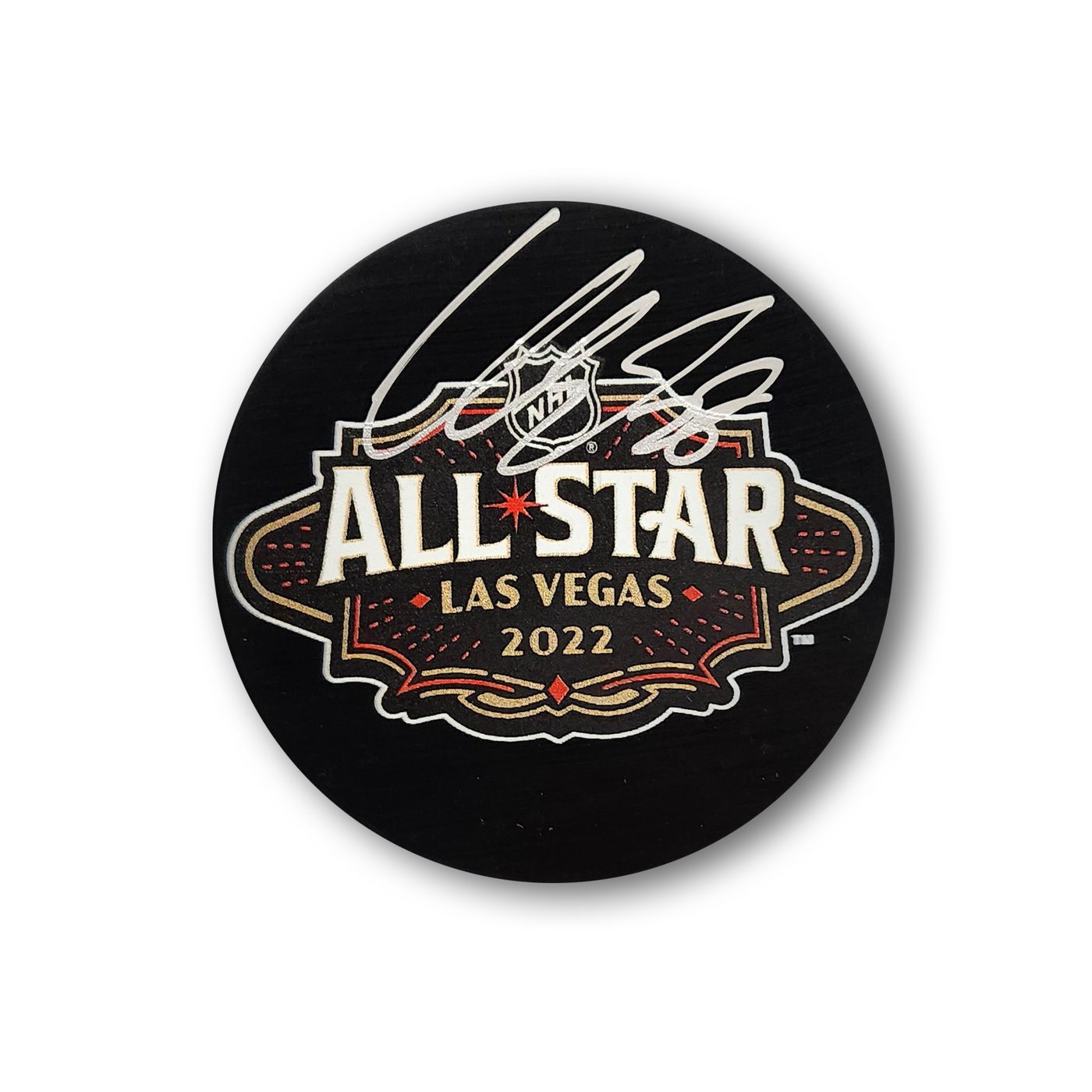 Claude Giroux Autographed 2022 All Star Game Hockey Puck