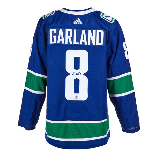 Conor Garland Vancouver Canucks Autographed Adidas Jersey