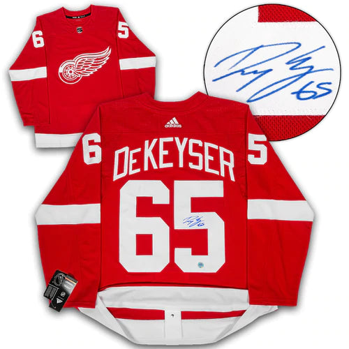 Danny Dekeyser Detroit Red Wings Autographed Adidas Jersey