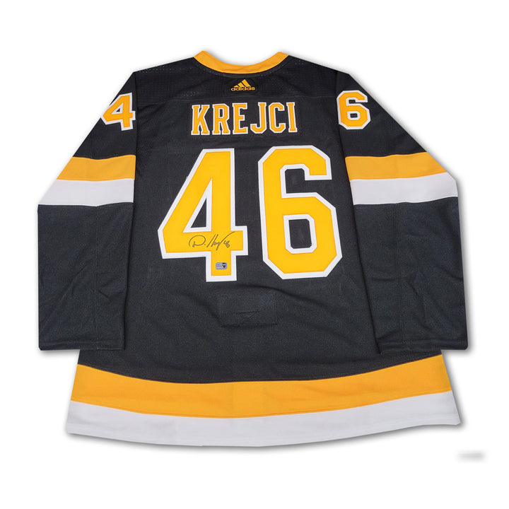 David Krejci Boston Bruins 2019-Present Black Third Adidas Jersey