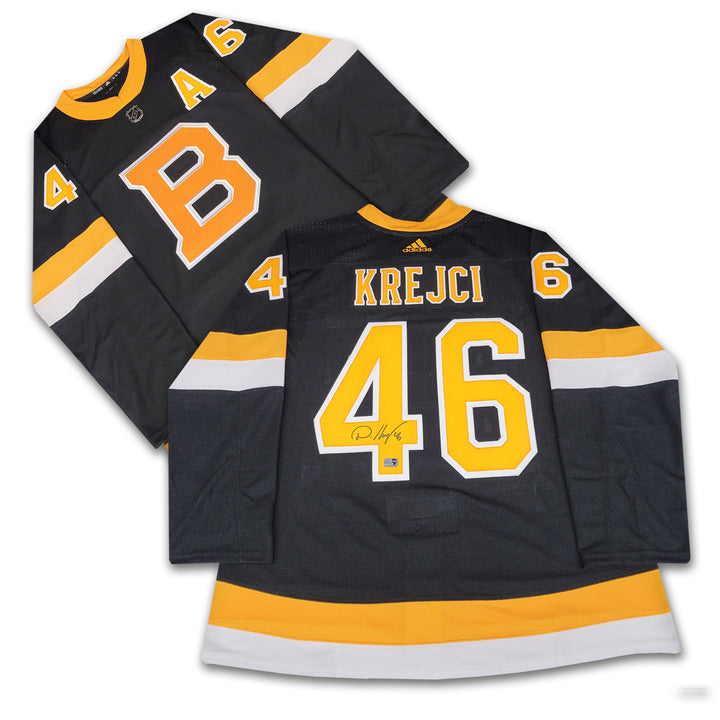 David Krejci Boston Bruins 2019-Present Black Third Adidas Jersey