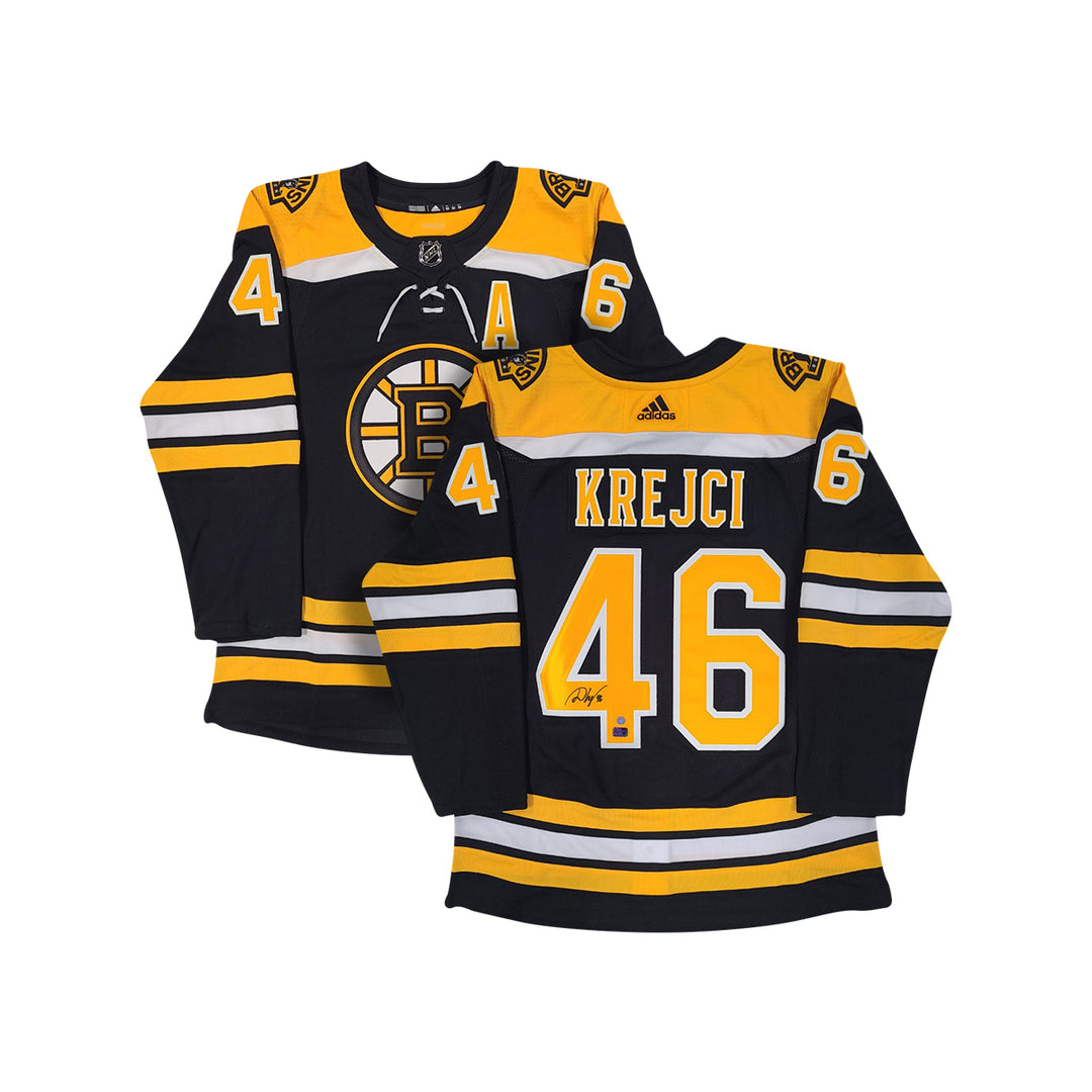 David Krejci Boston Bruins Black Adidas Jersey