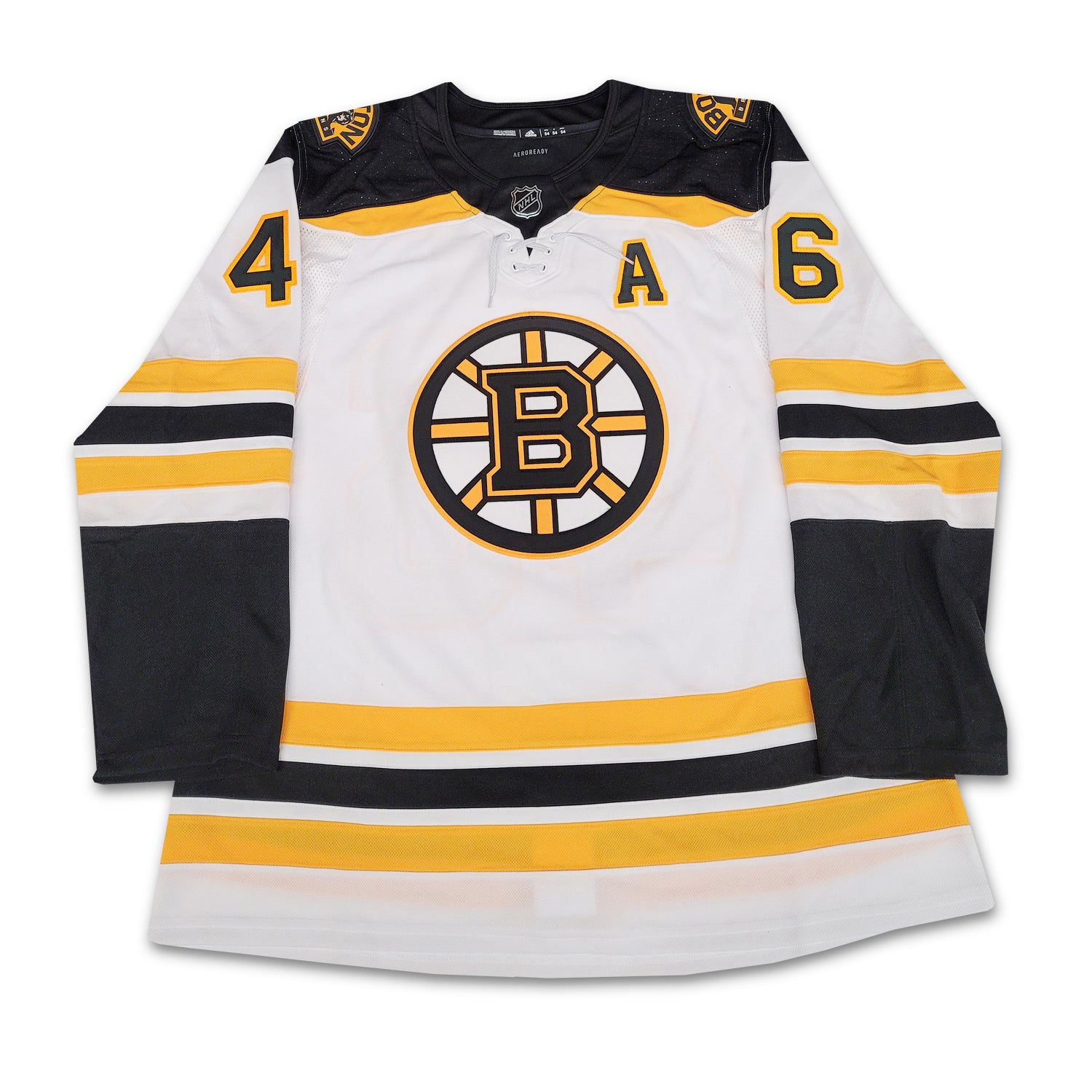 David Krejci Boston Bruins 2017 Present White Adidas Jersey East Coast Sports Collectibles