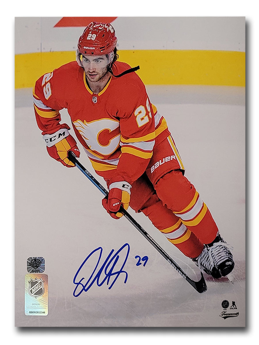 Dillon Dube Calgary Flames Home 8x10 Autographed Photo