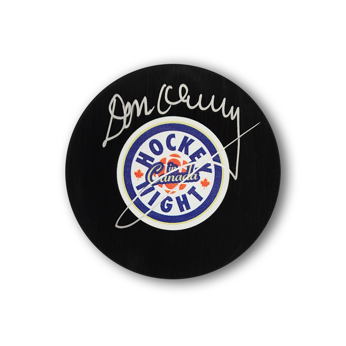 Don Cherry Autographed Hockey Night In Canada Hockey Puck