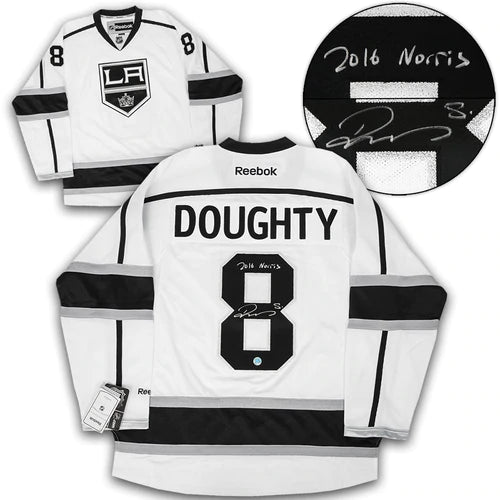 Drew Doughty Los Angeles Kings Signed & Noted 2016 Norris Reebok Jersey