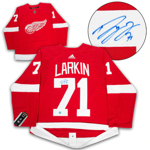 Dylan Larkin Detroit Red Wings Autographed Adidas Jersey