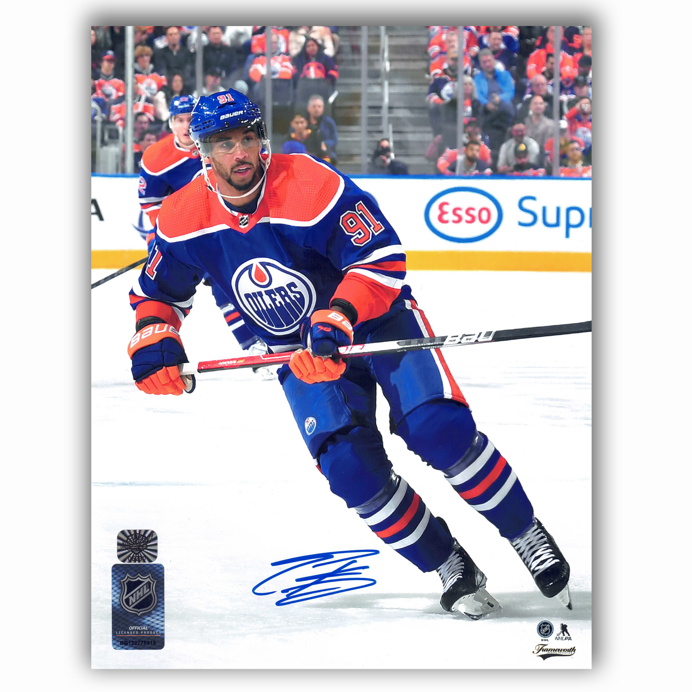 Evander Kane Edmonton Oilers Autographed Home 8x10 Photo