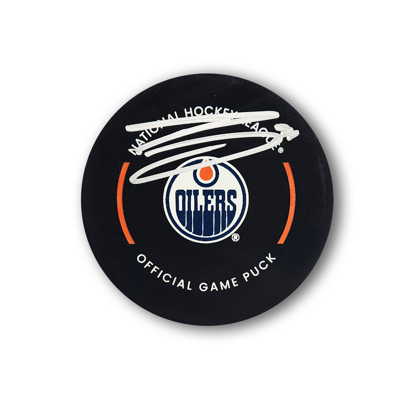 Evander Kane Edmonton Oilers Autographed Official Hockey Puck