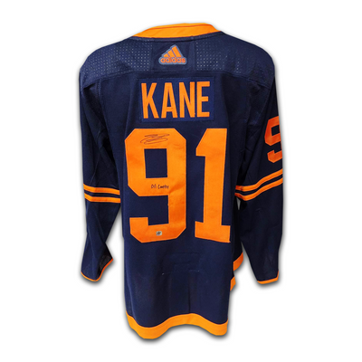 Evander Kane Edmonton Oilers Alternate Adidas Jersey Inscribed Oil Country