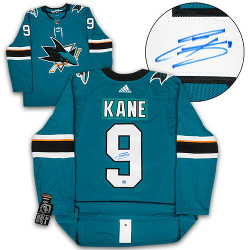 Evander Kane San Jose Sharks Autographed Adidas Jersey