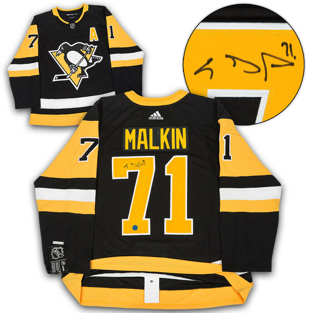 Evgeni Malkin Pittsburgh Penguins Autographed Adidas Authentic Jersey