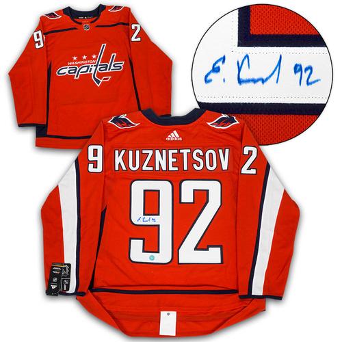 Evgeny Kuznetsov Washington Capitals Autographed Adidas Jersey