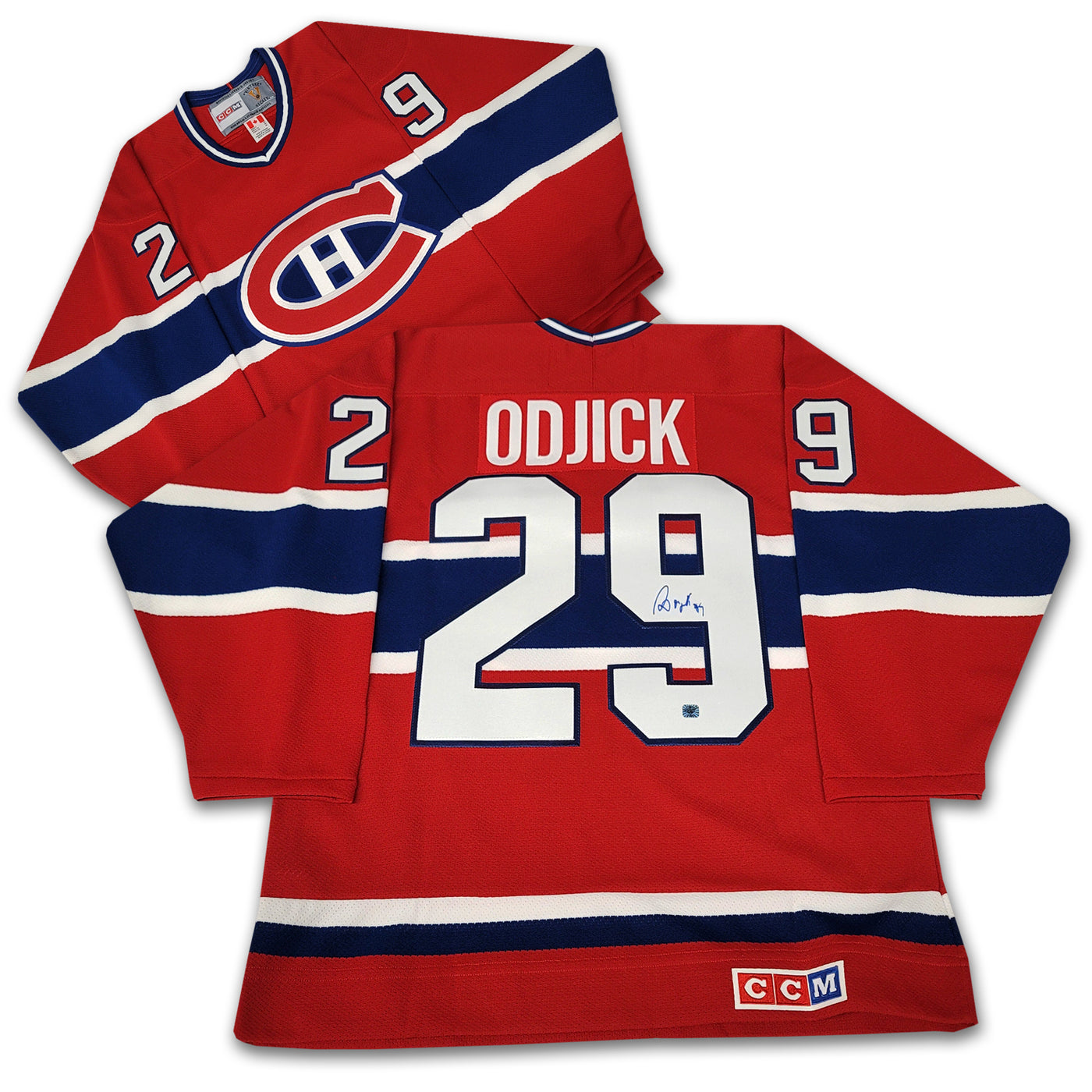 Gino Odjick Montreal Canadiens Red CCM Jersey