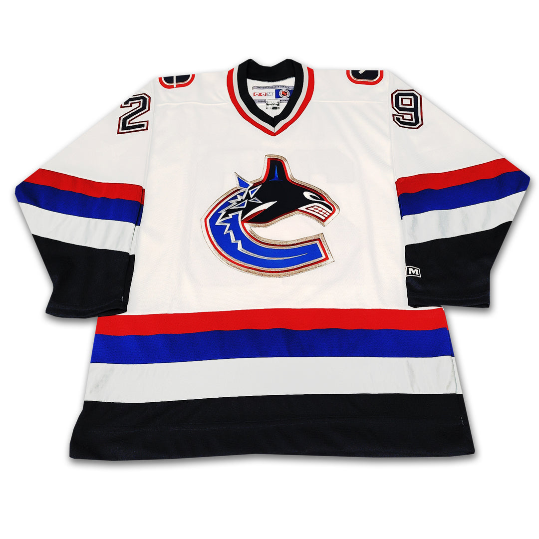 Gino Odjick Vancouver Canucks White Orca CCM Jersey