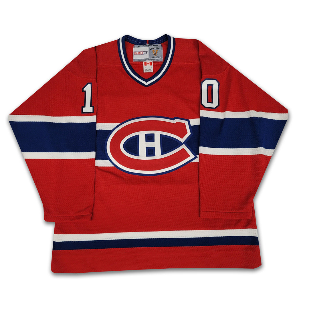 Guy Lafleur Montreal Canadiens Red CCM Jersey
