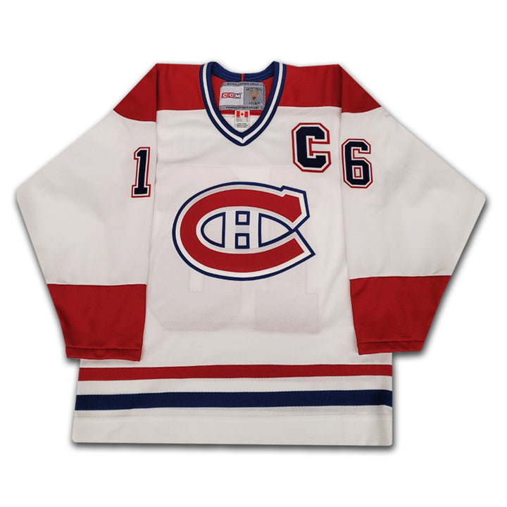 Henri Richard Montreal Canadiens Autographed White CCM Jersey