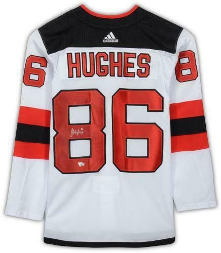 Jack Hughes New Jersey Devils White Adidas Jersey