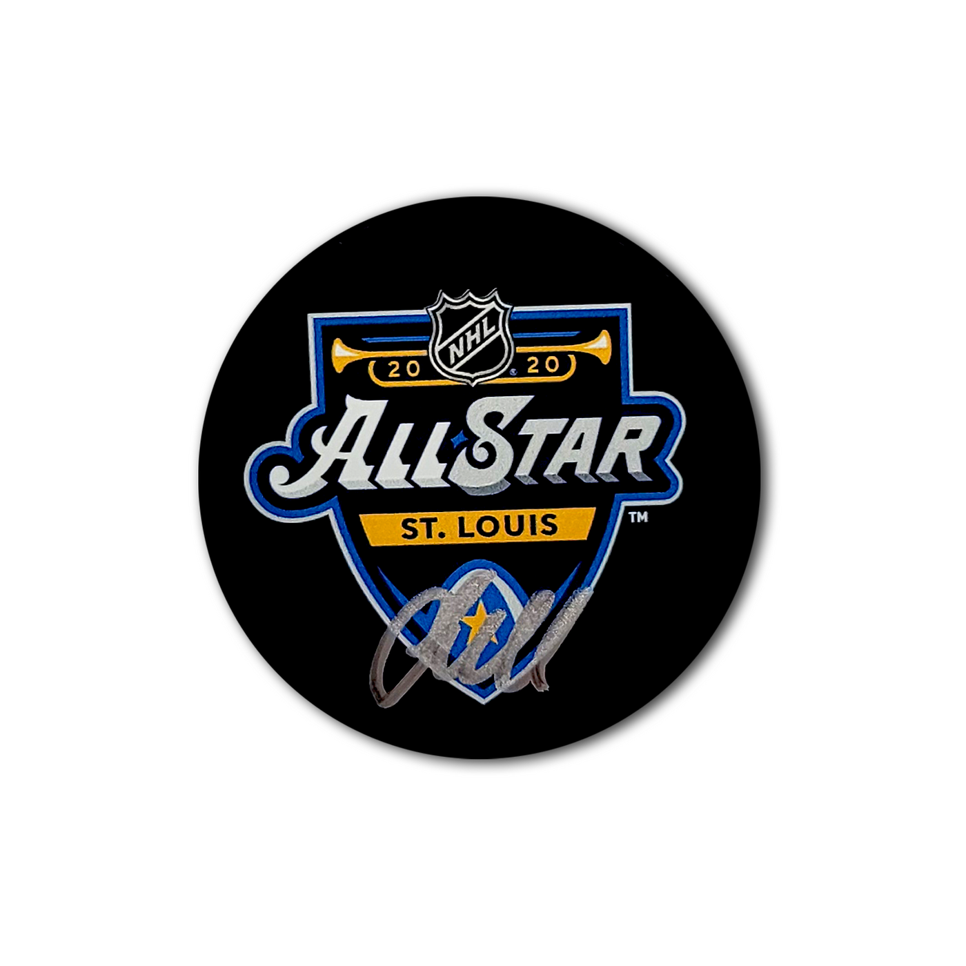 Jacob Markstrom 2020 NHL All Star Autographed Hockey Puck