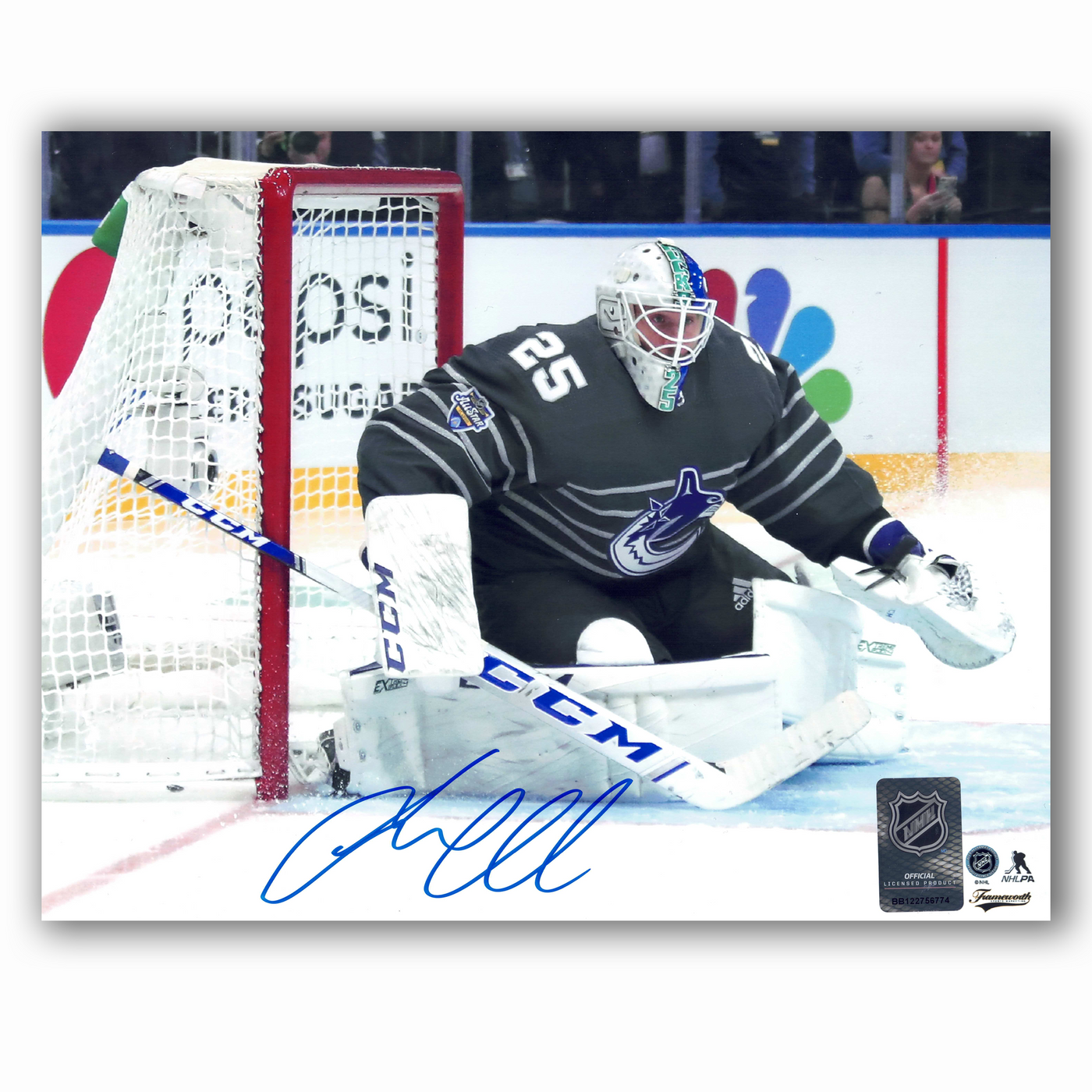 Jacob Markstrom Calgary Flames 2020 NHL All Star Game Autographed 8x10 Photo